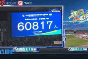 emc易倍体育官方网站-太火爆了！南京队vs徐州队，南京奥体中心有60817人现场观赛